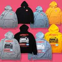 10oz. ZIP-UP HOODIE：GTND