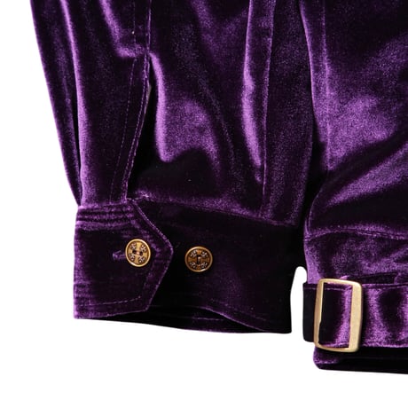 GOTANDA SOUVENIR JACKET-Purple Velour-
