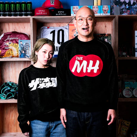ザ・森東 LOGO Original Jacquard Knit
