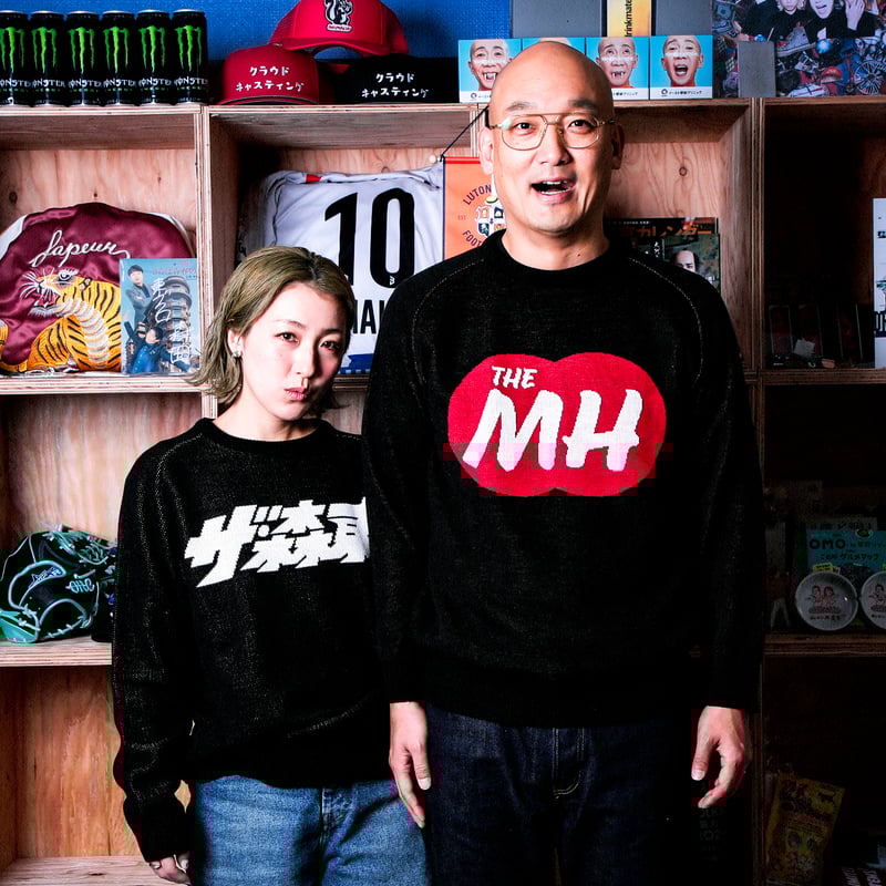 ザ森東 Logo Original Jacquard Knit ベージュ XL ザ森東 Logo Original Jacquard Knit ベージュ XL THE・MORIHIGASHI