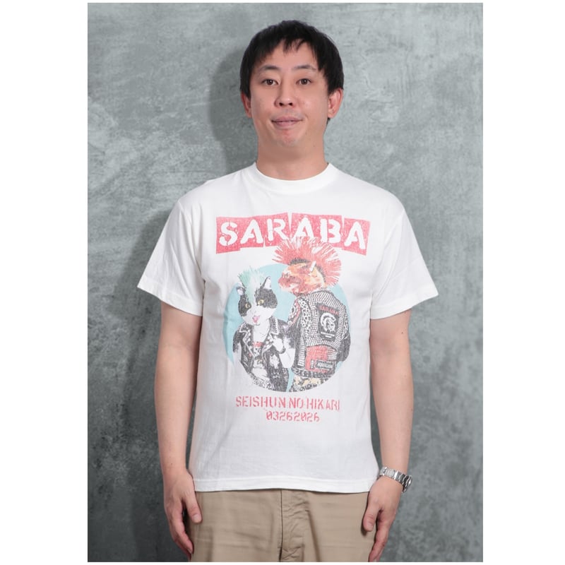 5.6oz S/S Tee - PUNK CATS | THE・MORIHIGASHI ON
