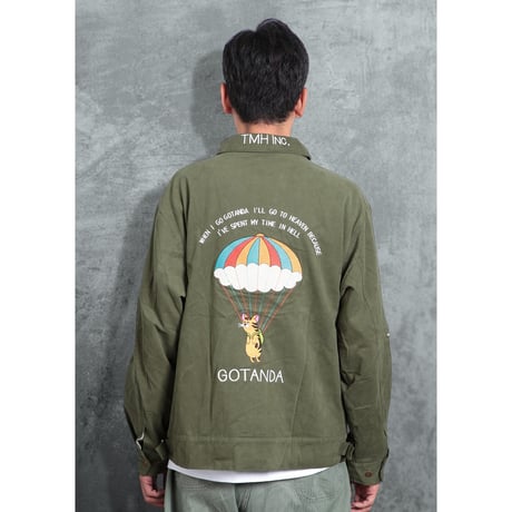 GOTANDA SOUVENIR JACKET-Olive-
