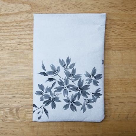 水墨画のばね口ポーチ