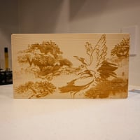 【水墨画家とコラボ】もみのまな板