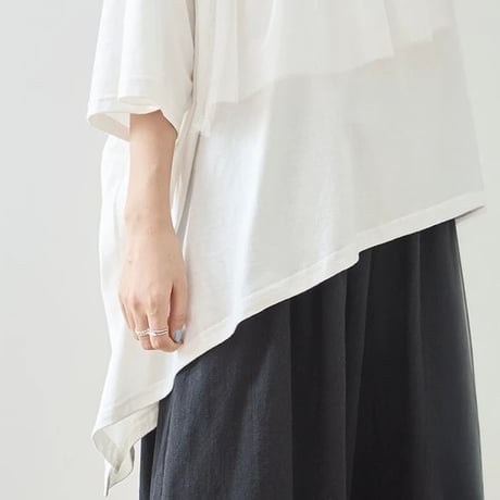 1601チュールアシメTシャツ