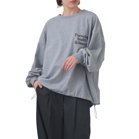 ルピリアン ロゴ プリント ドロスト付き ロンT