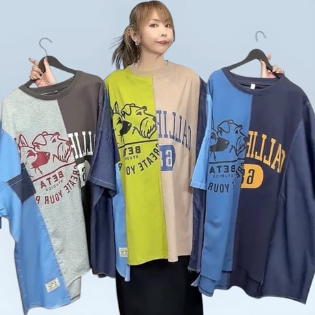 263005 デニムリメイクTシャツ