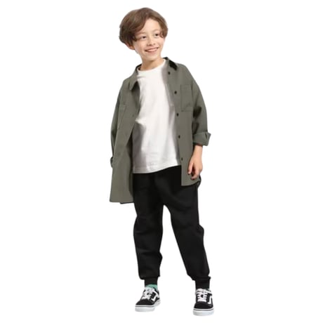 GLOBAL WORK ストレッチジョガーパンツ　子供服