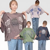 263098 ケミカル加工デザインTシャツ
