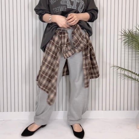 25245✨オーバーサイズ起毛チェックシャツ♥️
