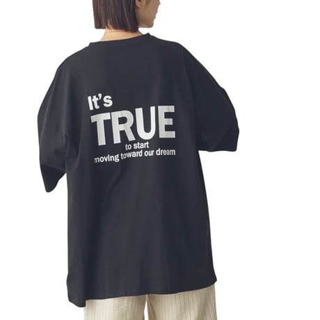 ロゴプリントオーバーTシャツ