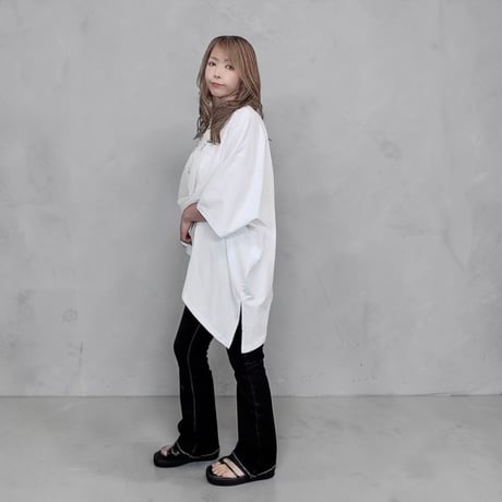1601チュールアシメTシャツ