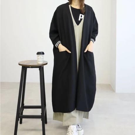 S-   ラインカーディガン