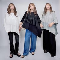 1601チュールアシメTシャツ