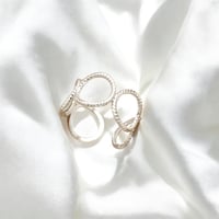 ⑨ステンレス製✨幾何学フリーリング💍