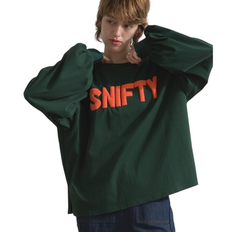 2009 立体ロゴ SNIFTY ボリューム スリーブ ロンT