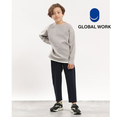 グローバルワーク　ジョーゼットイージーテーパードパンツ　子供服