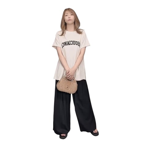 カラーロゴライトボンディング半袖Tシャツ