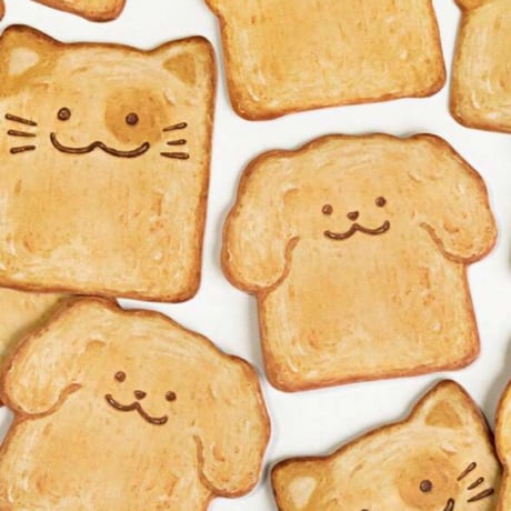 こんがり🍞トースト🍞わんにゃん付箋♥️