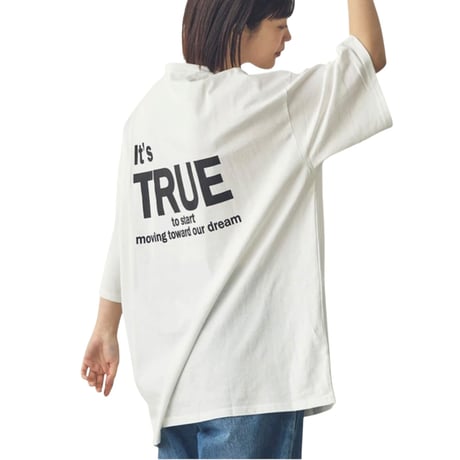 ロゴプリントオーバーTシャツ