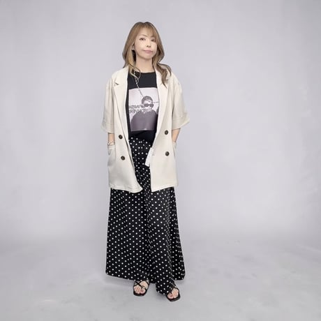 3472クレープデシンハーフスリーブジャケット