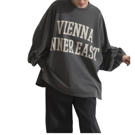 ルピリアン ロゴプリント 袖ボリュームTシャツ