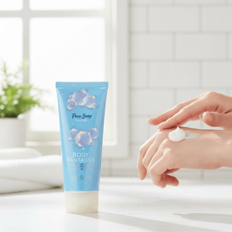 ボディファンタジー◆シグニチャー フレグランス ハンド&ネイルクリーム ピュアソープ 59ml