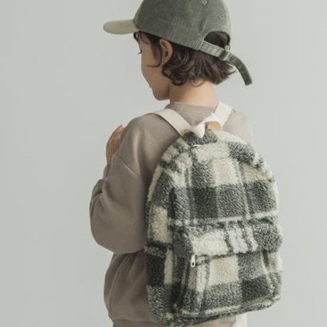PAIR MANON チェックボアリュック　子供服