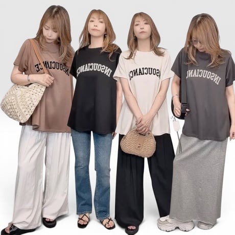 カラーロゴライトボンディング半袖Tシャツ