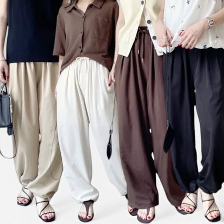 3091ツイルタックイージードロスト付パンツ