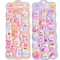 おしりシール　2枚セット　ぷくぷくシール オレンジセット