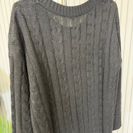 67317【SALE｝ケーブル編みニットワンピース✨