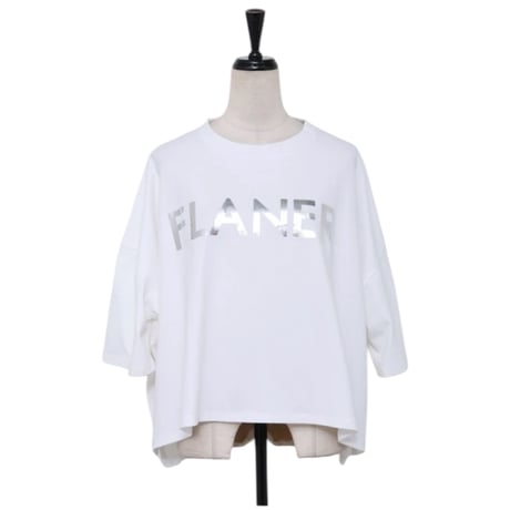 195652『FLANER』ロゴオーバーTシャツ♥️