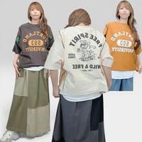 263009 ワッフルリメイクTシャツ