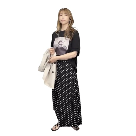 203104サラサラ素材　フォトプリントTシャツ
