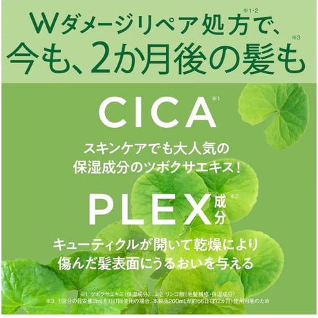 CICA HOLIC 濃縮もちもち泡シャンプー&トリートメントセット