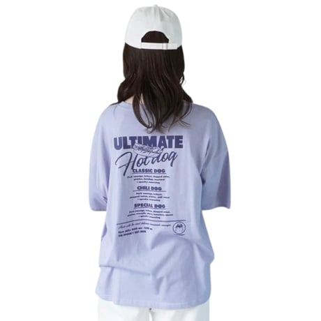 オバケ刺繡ロゴバックプリントビッグTシャツ