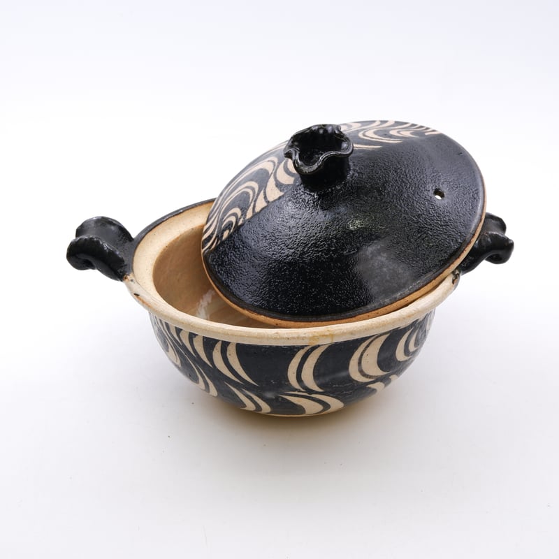 土鍋 黒織部（一人用）| 稲葉 直人 / Black Oribe Donabe (Single