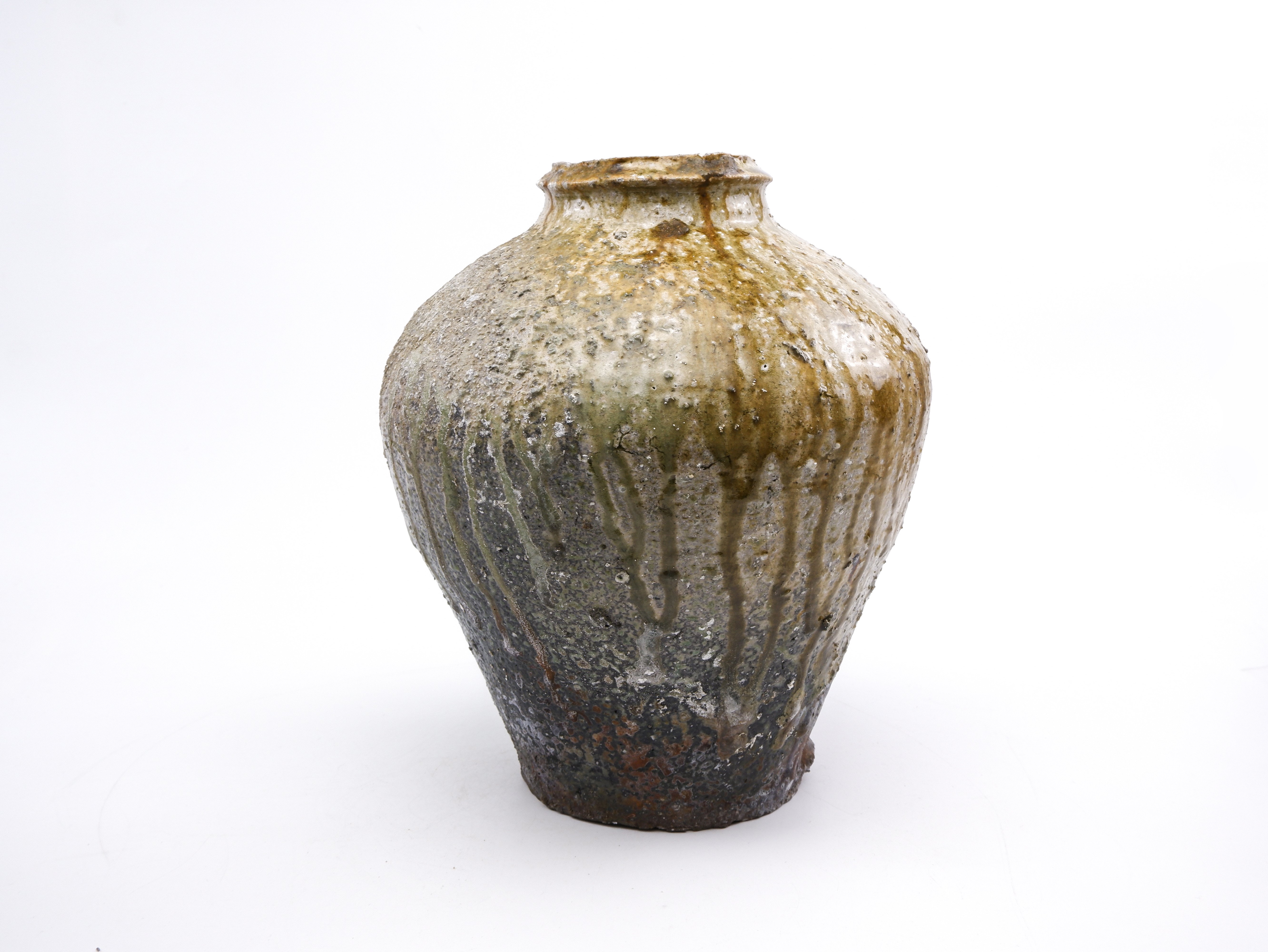 小島陽介 作｜伊賀 四方皿（角皿）ビードロ 焦げ 希少 伊賀壷 | 小島 陽介 / Iga Jar by Yosuke Kojima | 桃青京都ギ