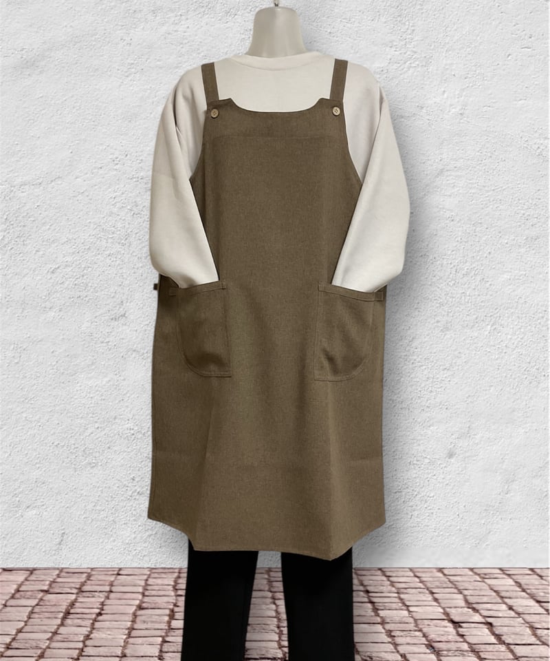 エプロン専門店が作った◎CHIORIオリジナルポリエステル100%エプロン