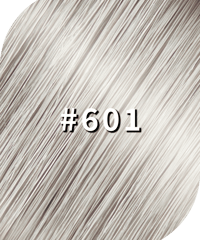 レミーヘア人毛100％【45cm/50g】シルバーアッシュH#601