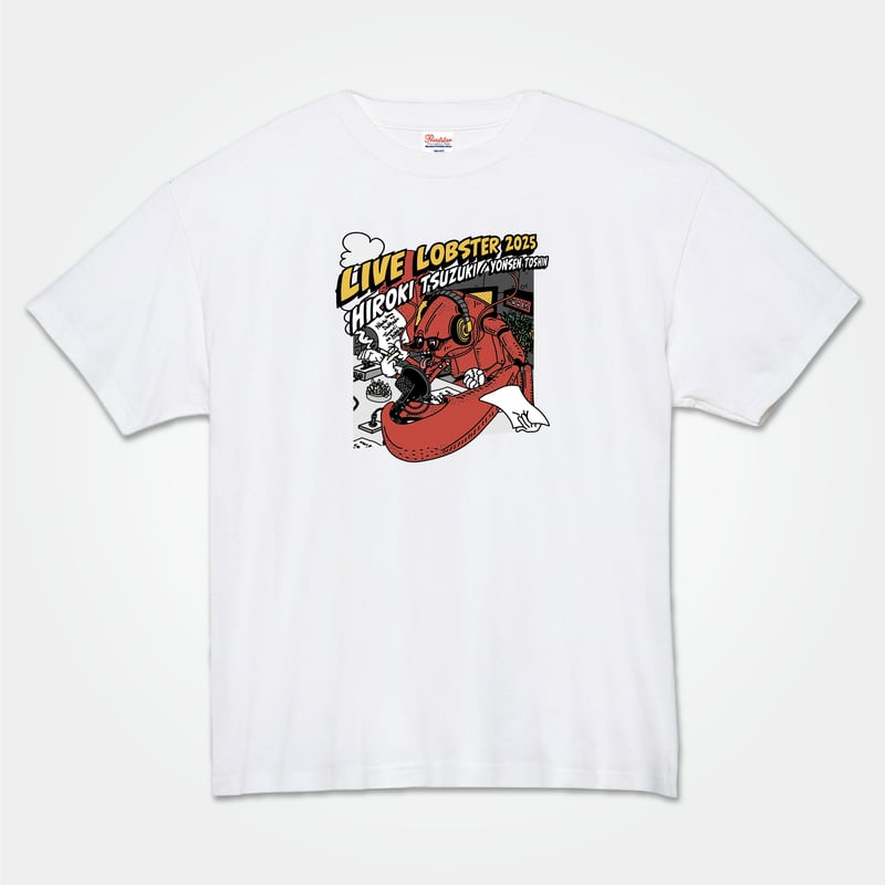 新品【XL】LIVE LOBSTER Tシャツ黒 四千頭身　都築サクラバシ919 四千頭身 都築拓紀 の サクラバシ919 LIVE LOBSTER 2025 公式ショップ