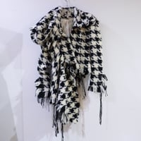 ［ARCHIVE］YUHAN WANG  HOUNDSTOOTH KNOTTED JACKET
