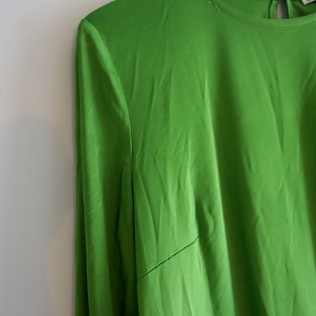 ［PRE-LOVED］GREEN MINI DRESS "F11"