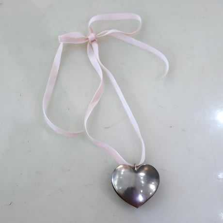 ［PRE-LOVED］SILVER BIG HEART NECKLACE “UA05“