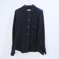 ［PRE-LOVED］ROBE de CHAMBRE  BLACK SHIRT  "D62"