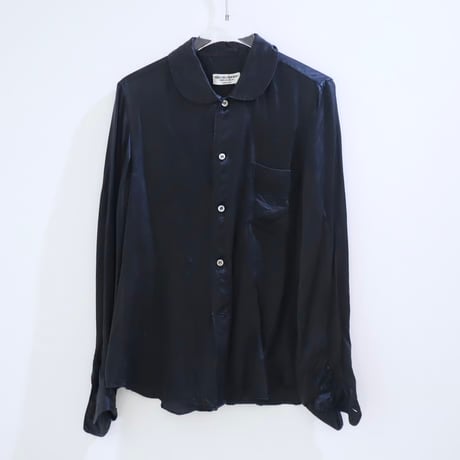 ［PRE-LOVED］ROBE de CHAMBRE  BLACK SHIRT  "D62"