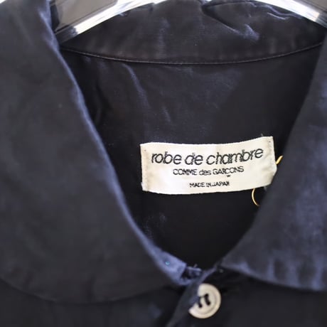 ［PRE-LOVED］ROBE de CHAMBRE  BLACK SHIRT  "D62"