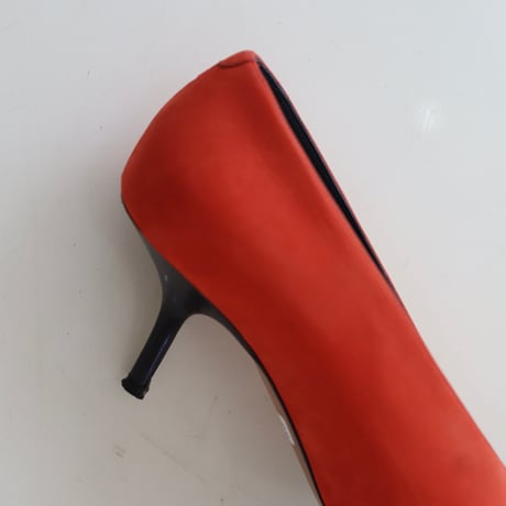 ［PRE-LOVED］ CELINE  ORANGE SHOES "S69"