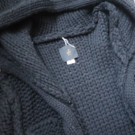 ［PRE-LOVED］ATO  HOODIE KNIT CARDIGAN "E02"